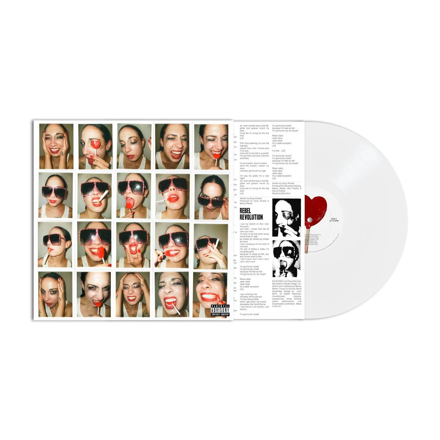 Sizzy Rocket Live Laugh Love - Limited Edition White Vinyl (Pre-Order)