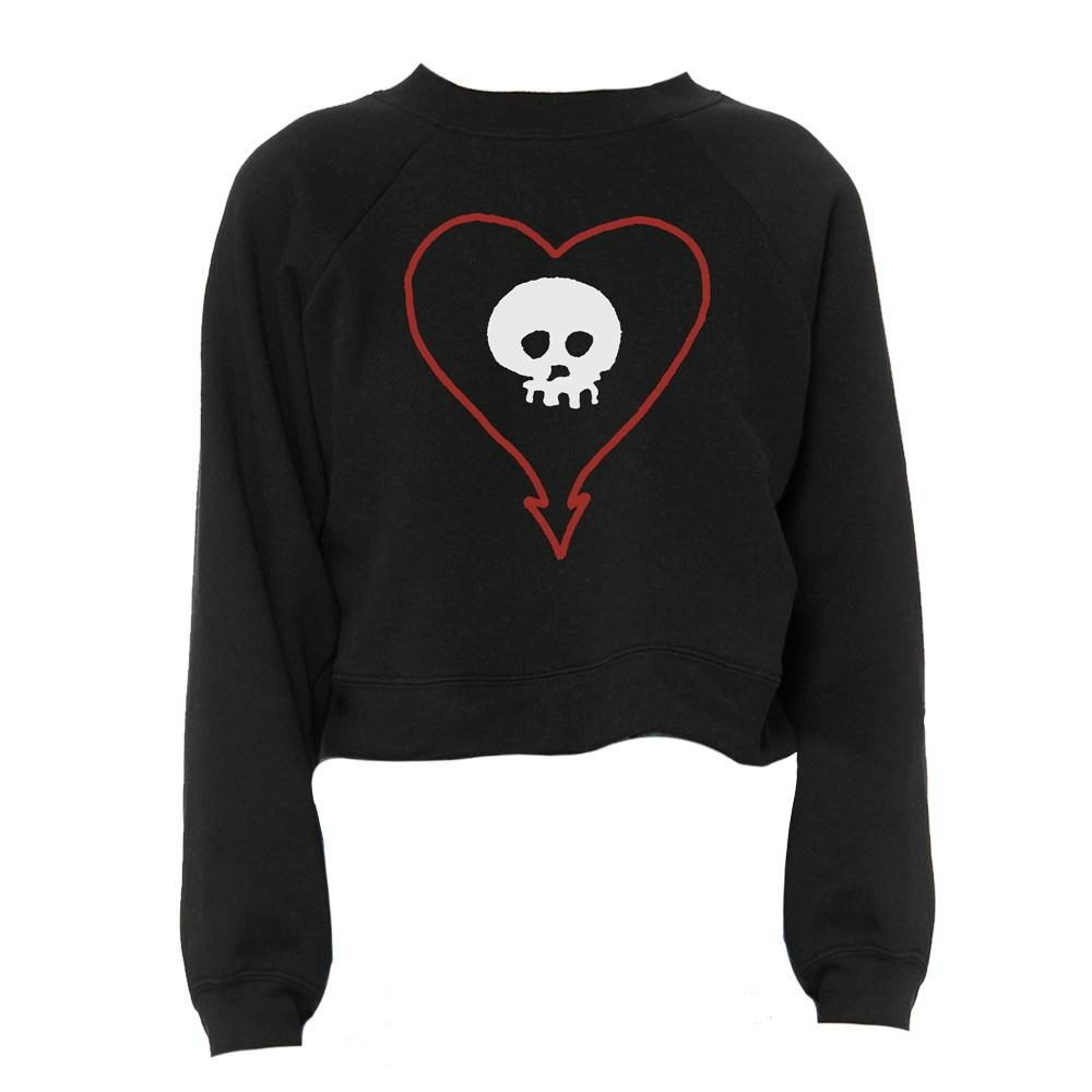 womens skull sweatshirt