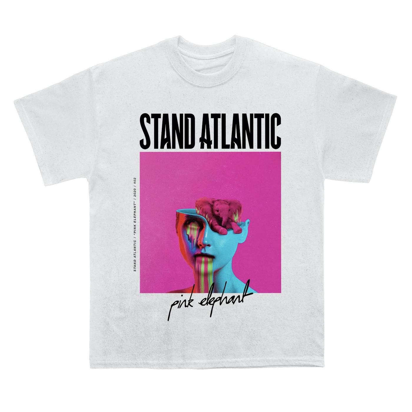 Stand Atlantic Pink Elephant Tee (White)