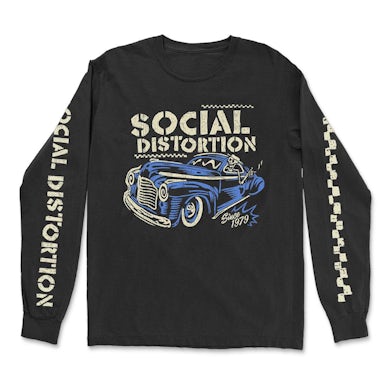 Social Distortion Vintage Ride Long Sleeve (Black)