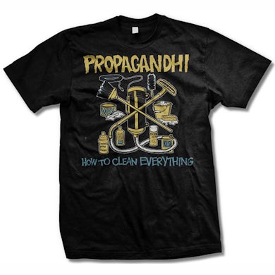 Propagandhi How To Clean Everything Tee (Black)