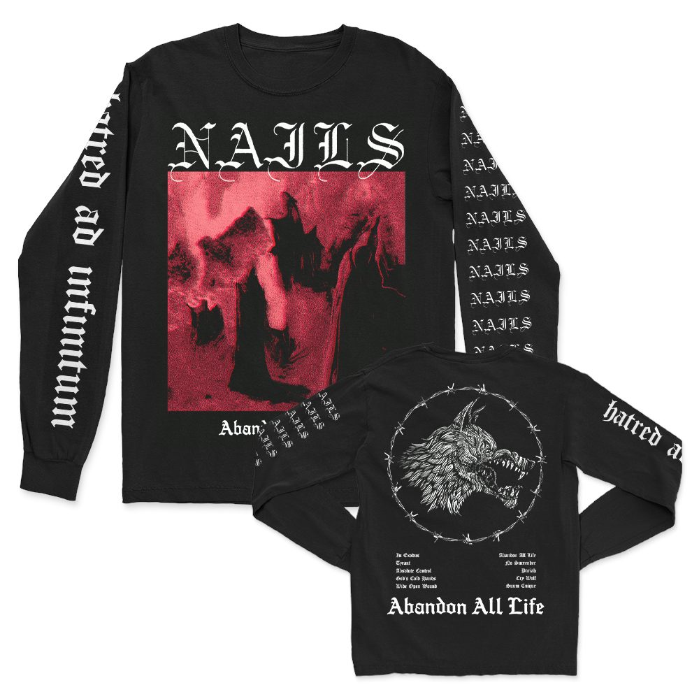 Nails Abandon All Life Long Sleeve (Black)
