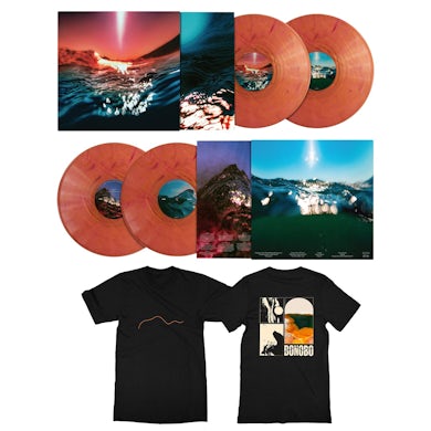Bonobo Fragments 2LP (Red Marbled - Limited Edition) + T-Shirt