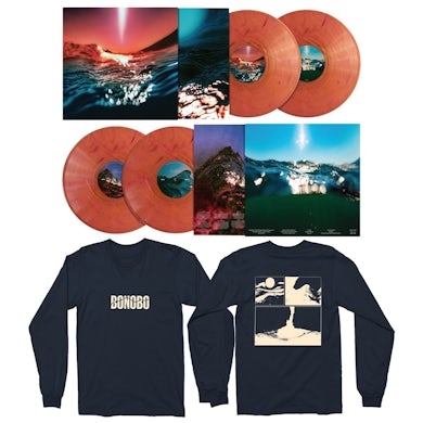 Bonobo Fragments 2LP (Red Marbled - Limited Edition) + Longsleeve