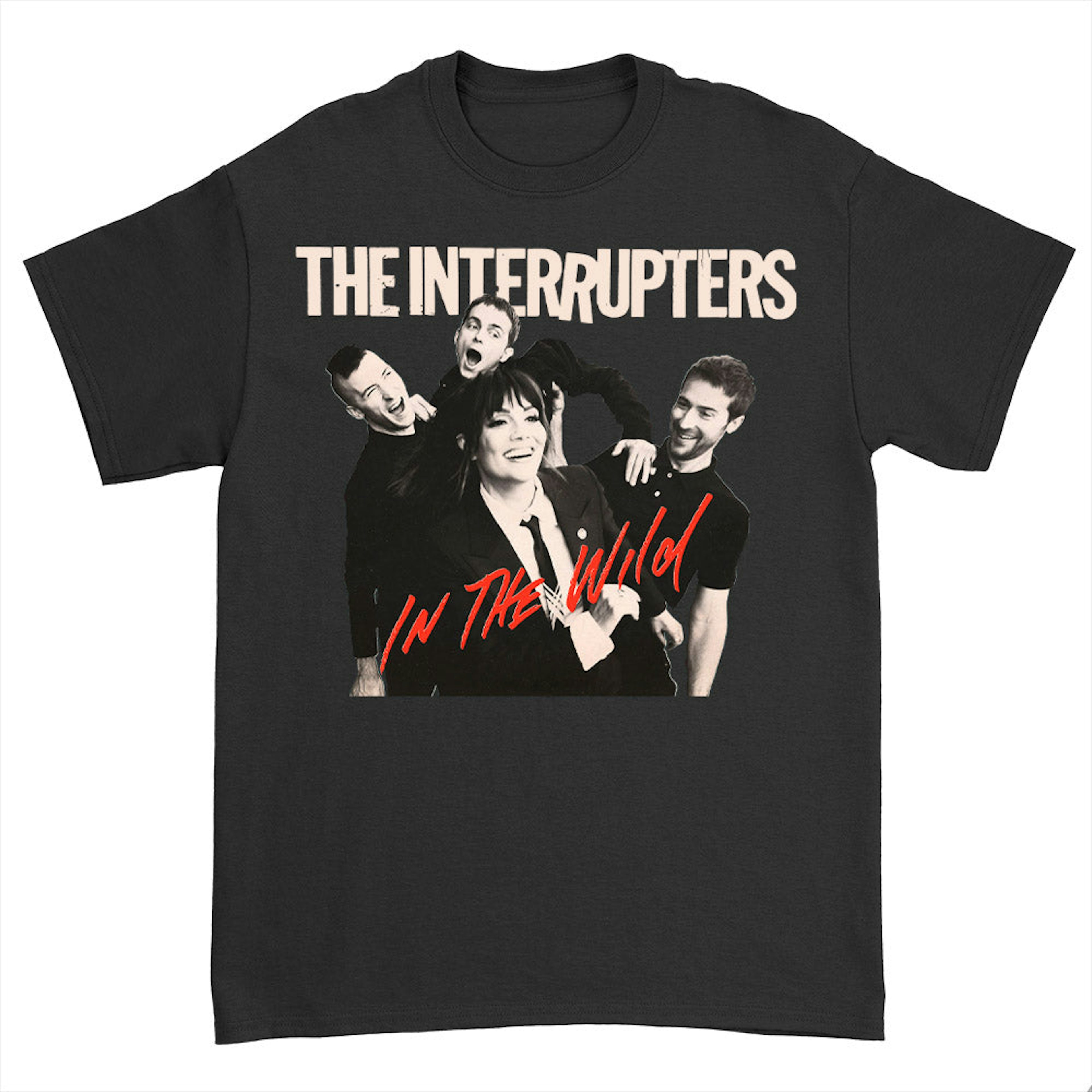 The Interrupters In The Wild Cover T-Shirt (Black)