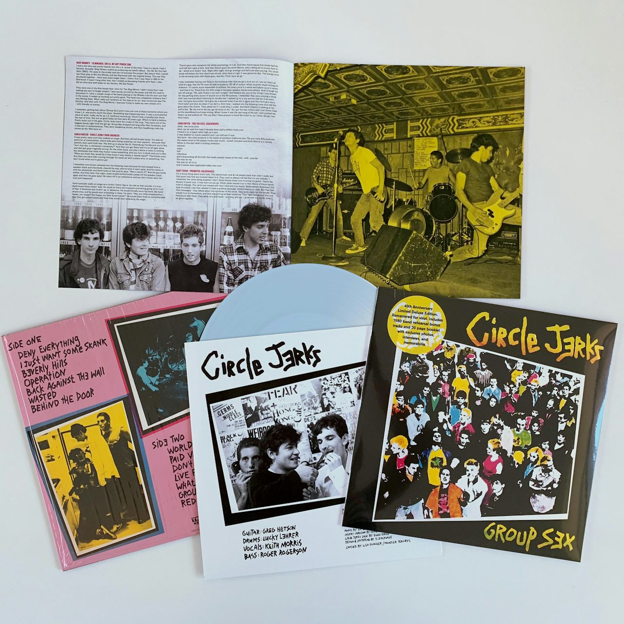Circle Jerks Group Sex Reissue Lp Light Blue Vinyl