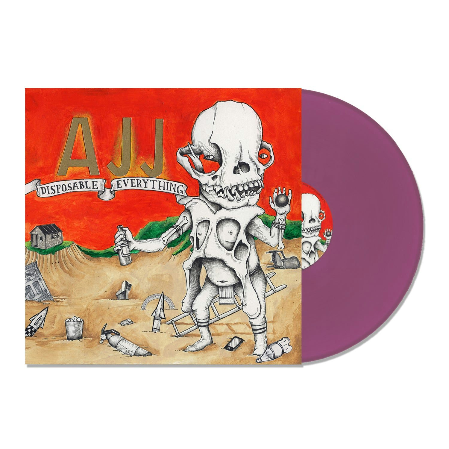 AJJ Disposable Everything LP (Purple Vinyl) AUS Exclusive