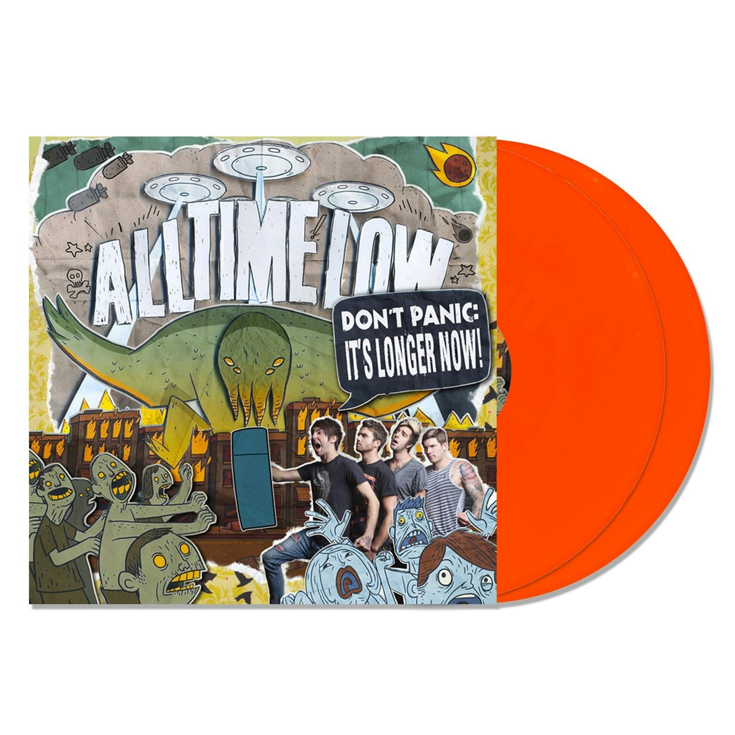 All Time Low Don't Panic: It's Longer Now 2LP (Orange)