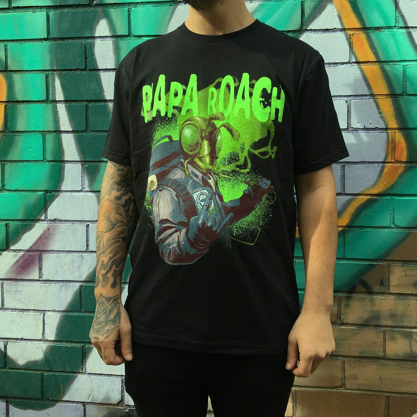 Papa Roach Exterminator T-Shirt (Black)