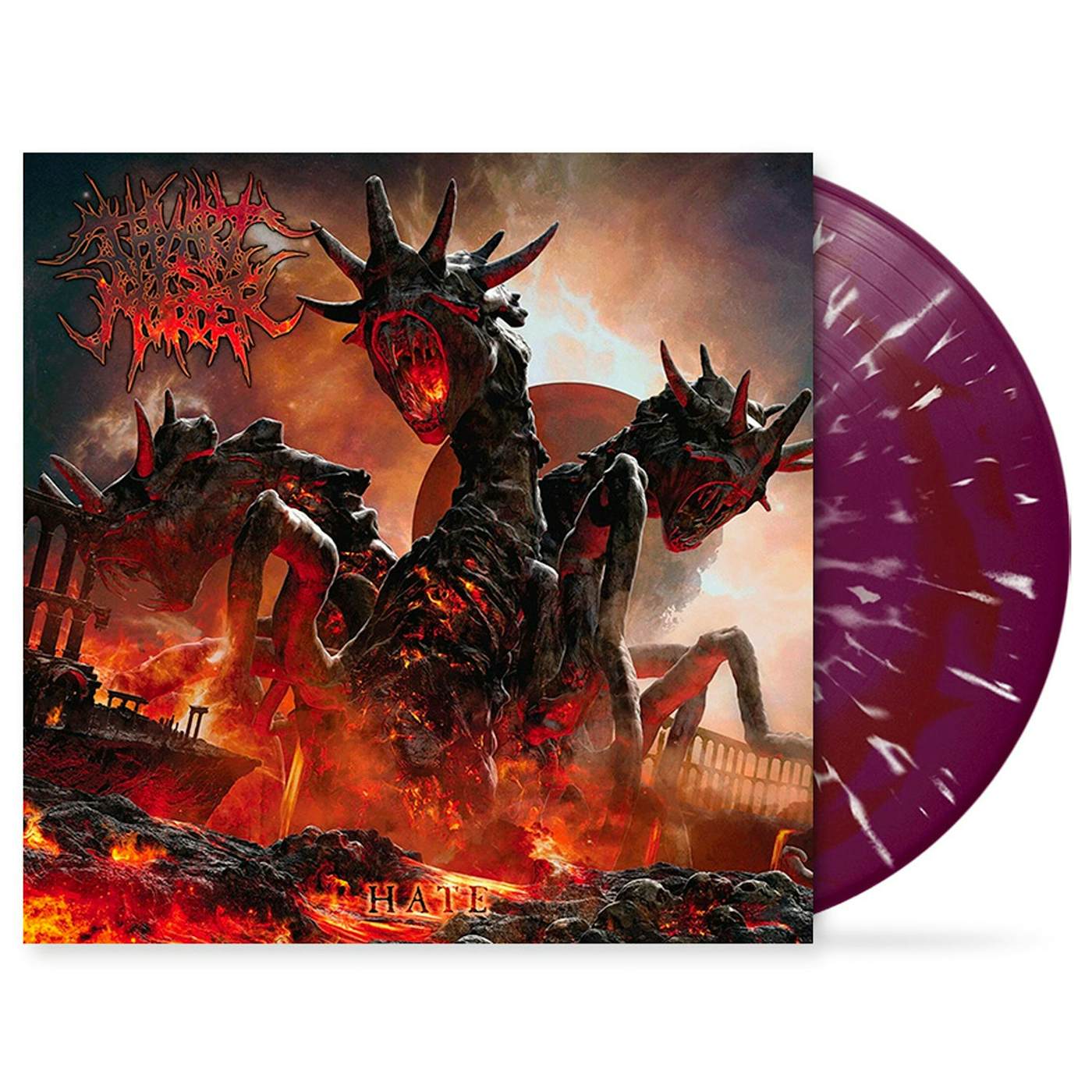 Thy Art Is Murder Hate LP (Purple/Red White Splatter Vinyl)
