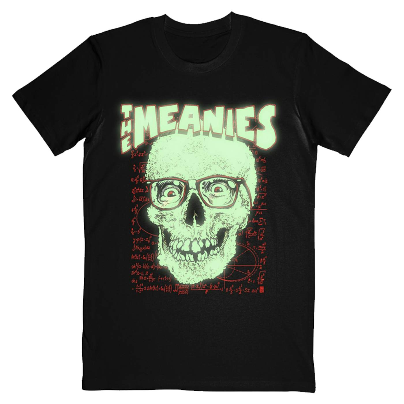 The Meanies Glow in the Dark Brainiac T-Shirt (Black)