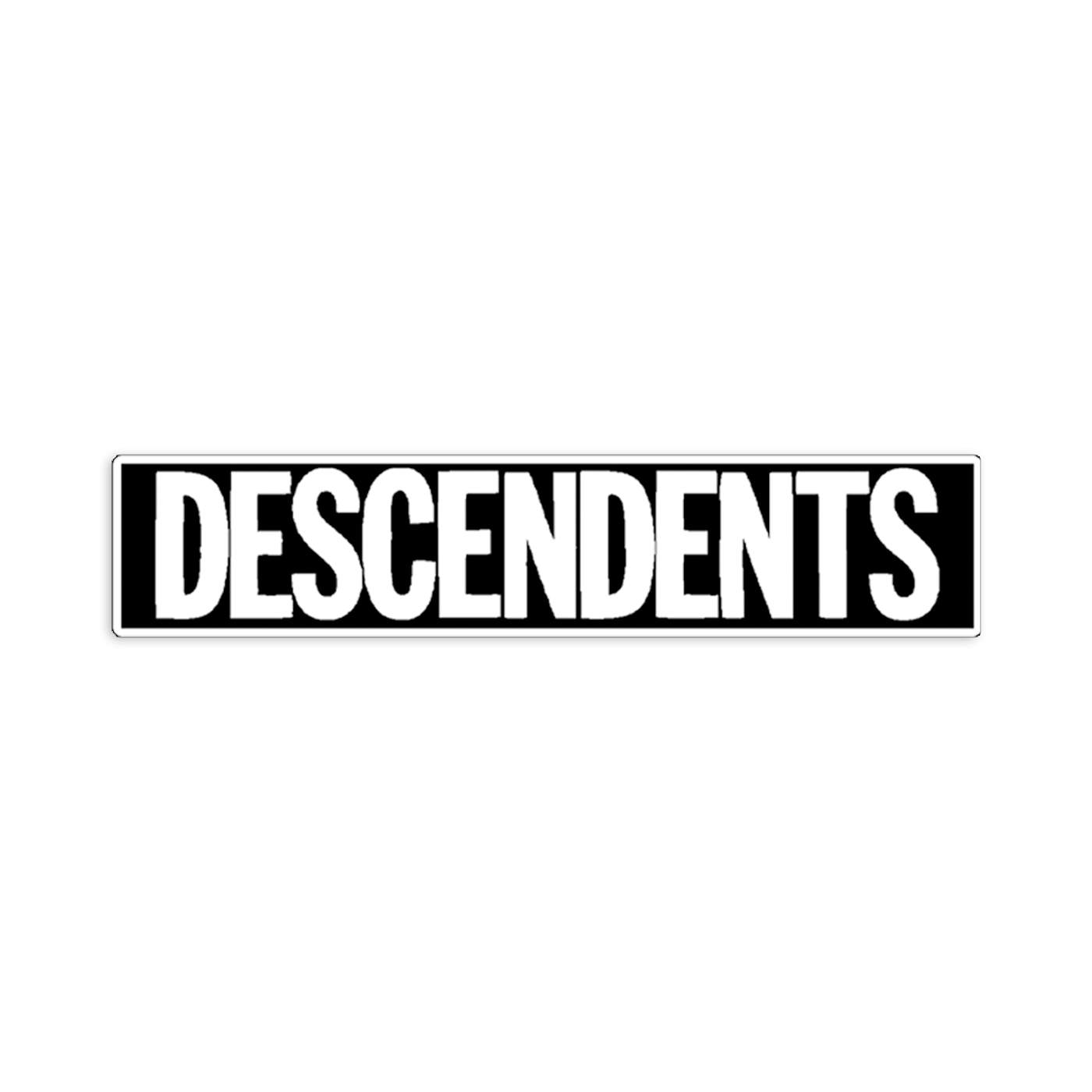 Descendents Logo Bordered Woven Patch (Black)