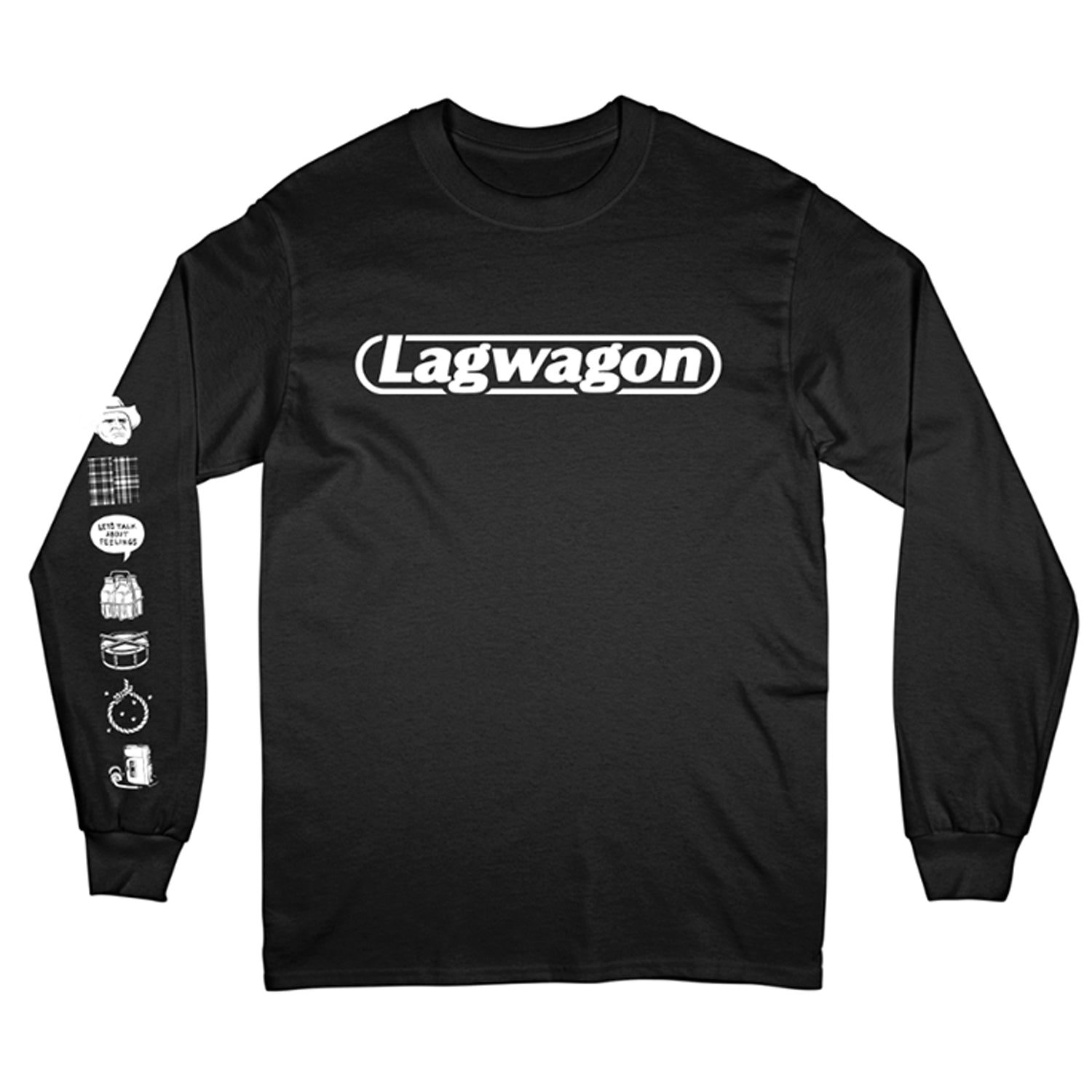Lagwagon Putting Music in its Place Longsleeve (Black) $40.88
