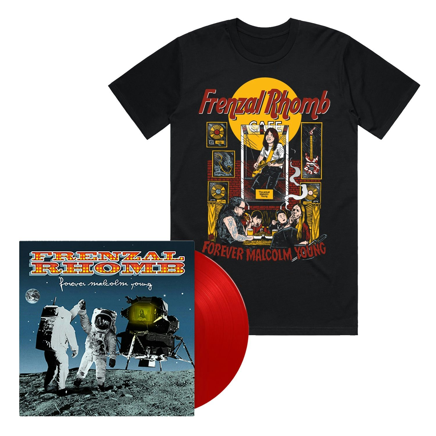 Frenzal Rhomb Forever Malcolm Young Vinyl (Red) + Forever