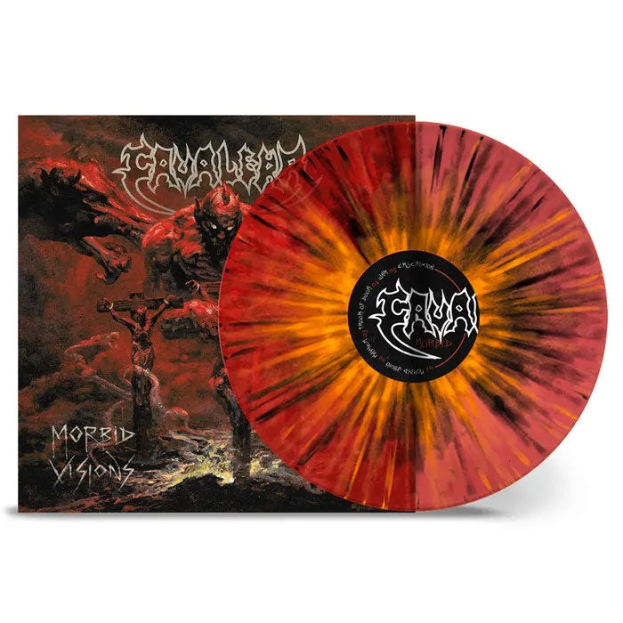 Cavalera Morbid Visions LP (Transparent Red/Orange/Black Splatter