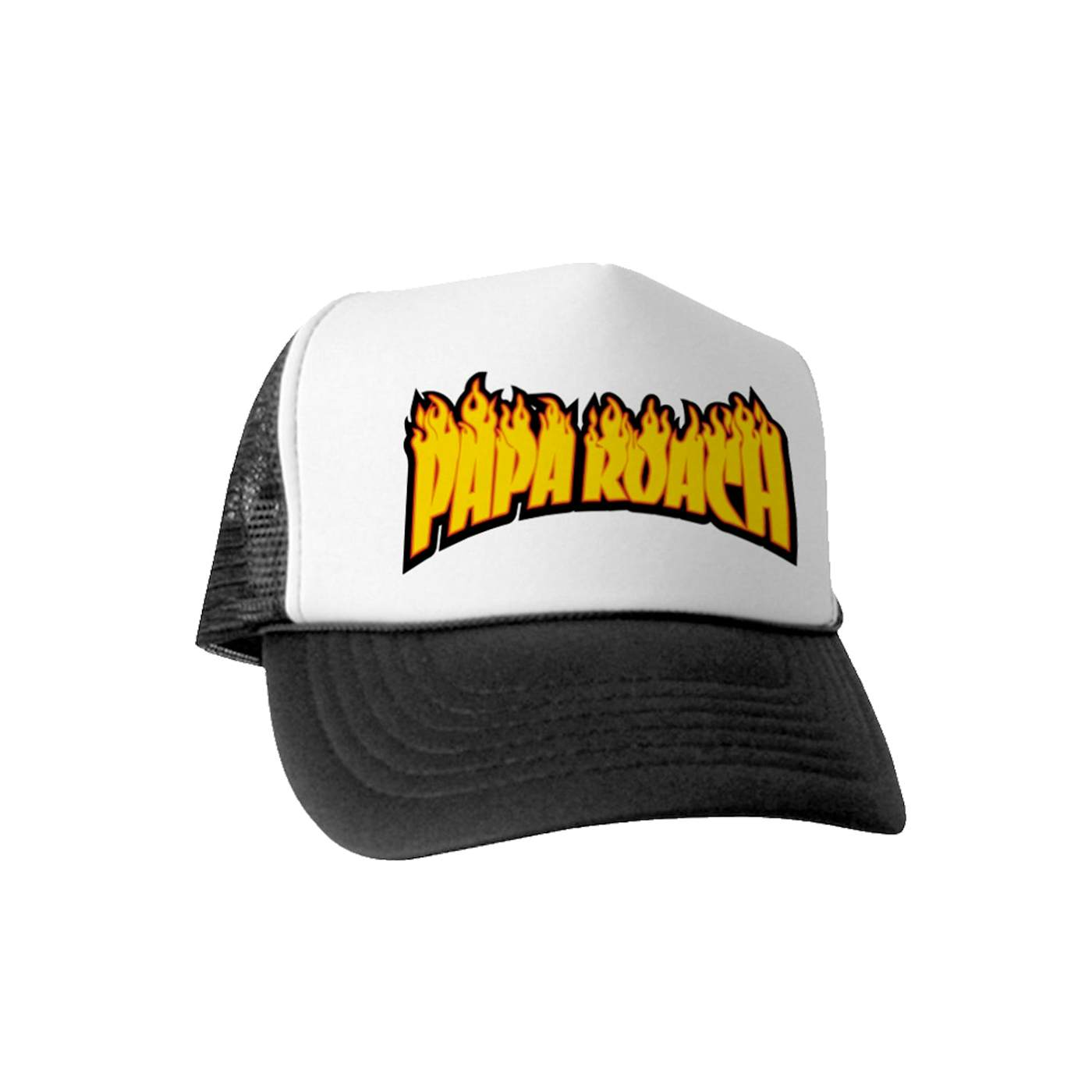 Papa Roach Firestarter Trucker Hat (Black/White)