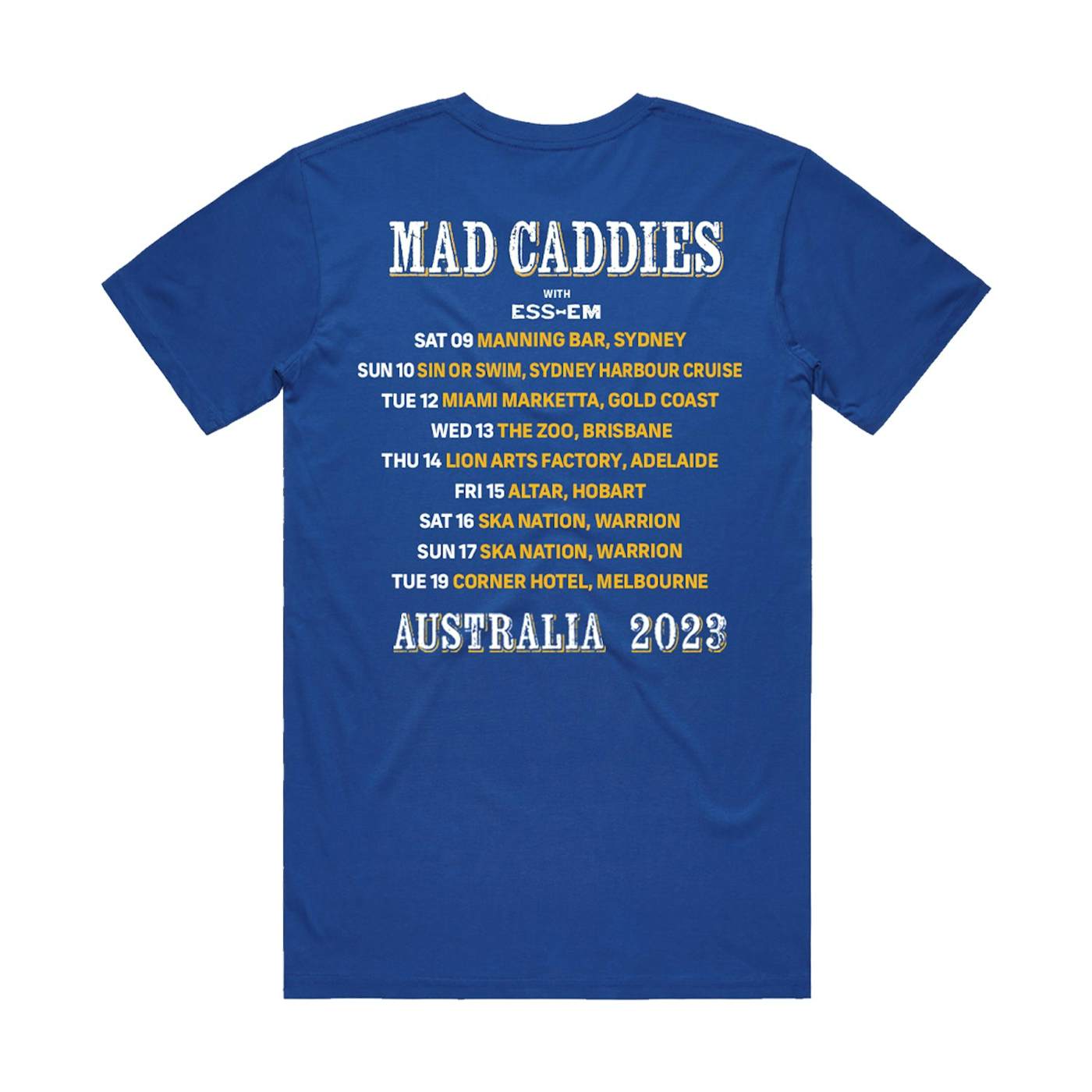 Mad Caddies 2023 Tour Tee (Royal Blue)