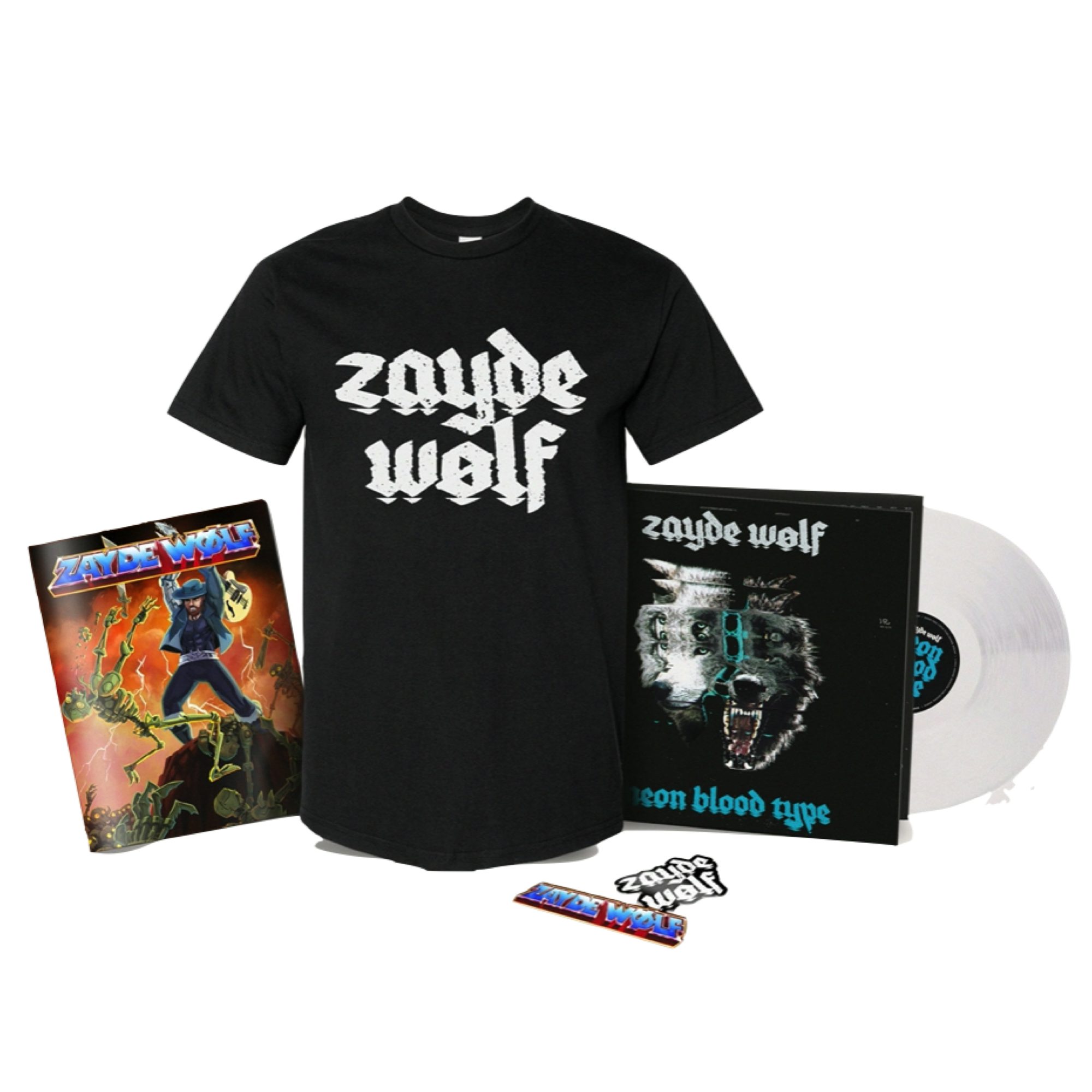 Zayde Wolf Spotify Exclusive Bundle: Neon Blood Type Vinyl + ZW New ...