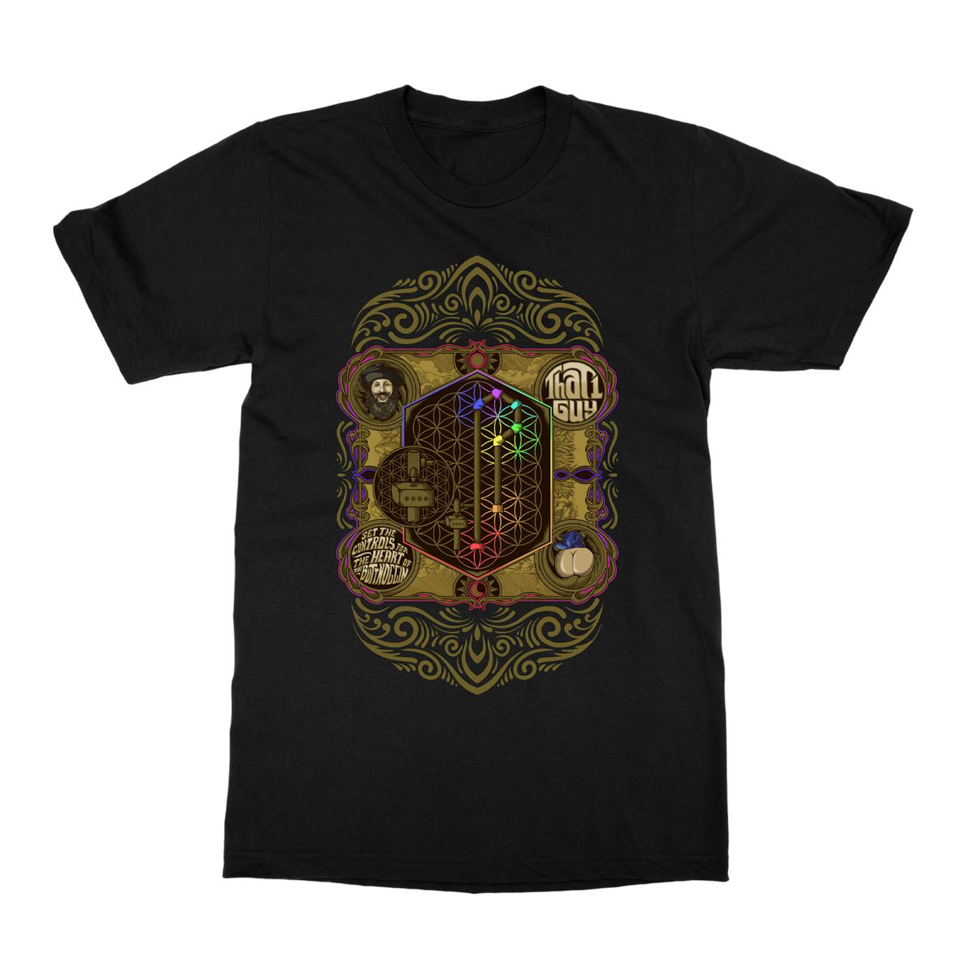That 1 Guy | Set The Controls For The Heart Of The Buttnoggin T-Shirt