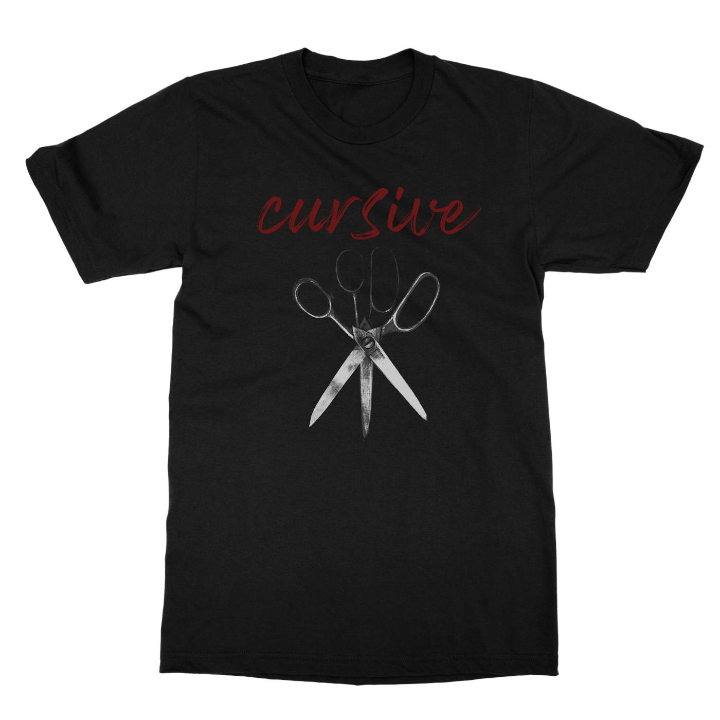 Cursive | Get Fixed 3 Color T-Shirt