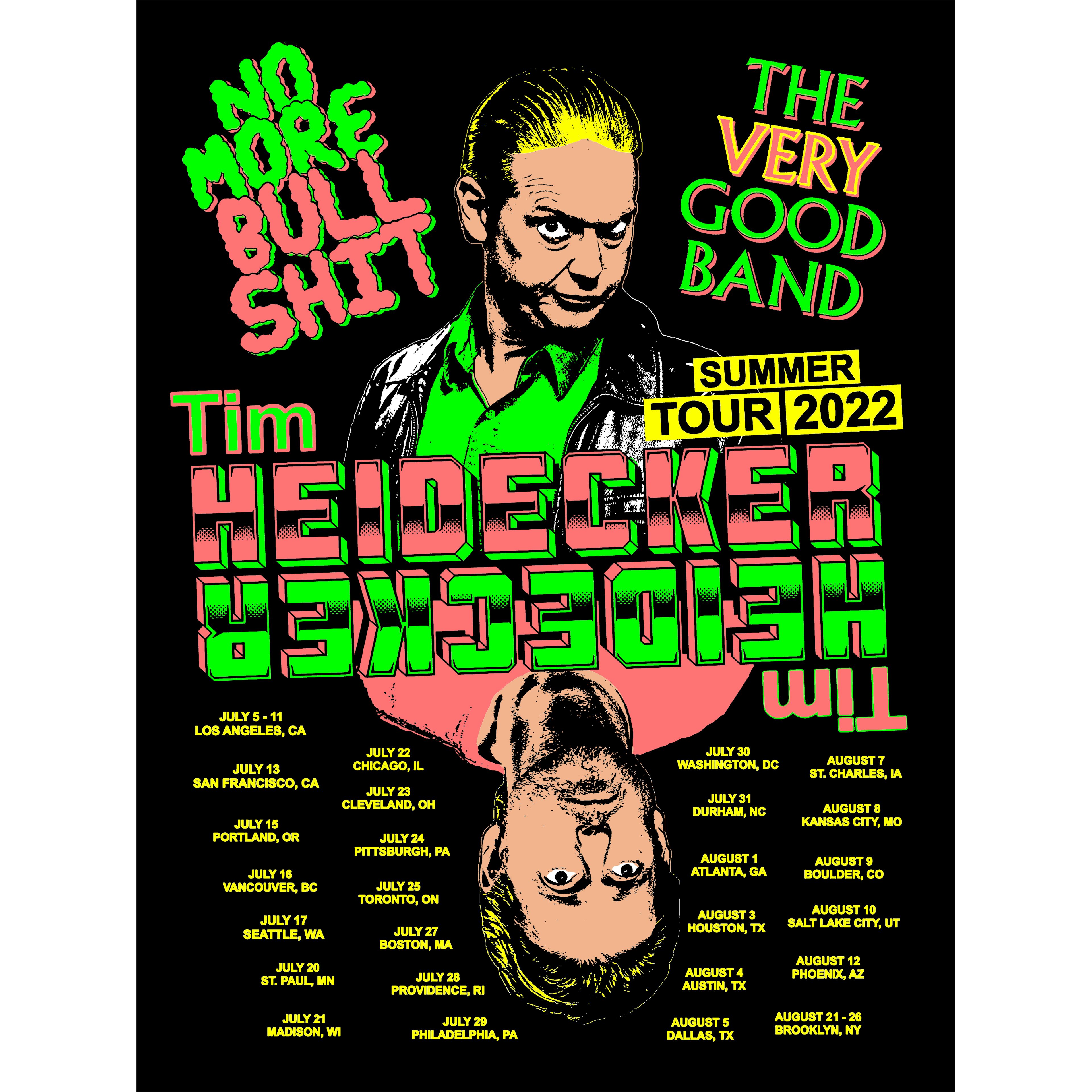 tim heidecker tour dates
