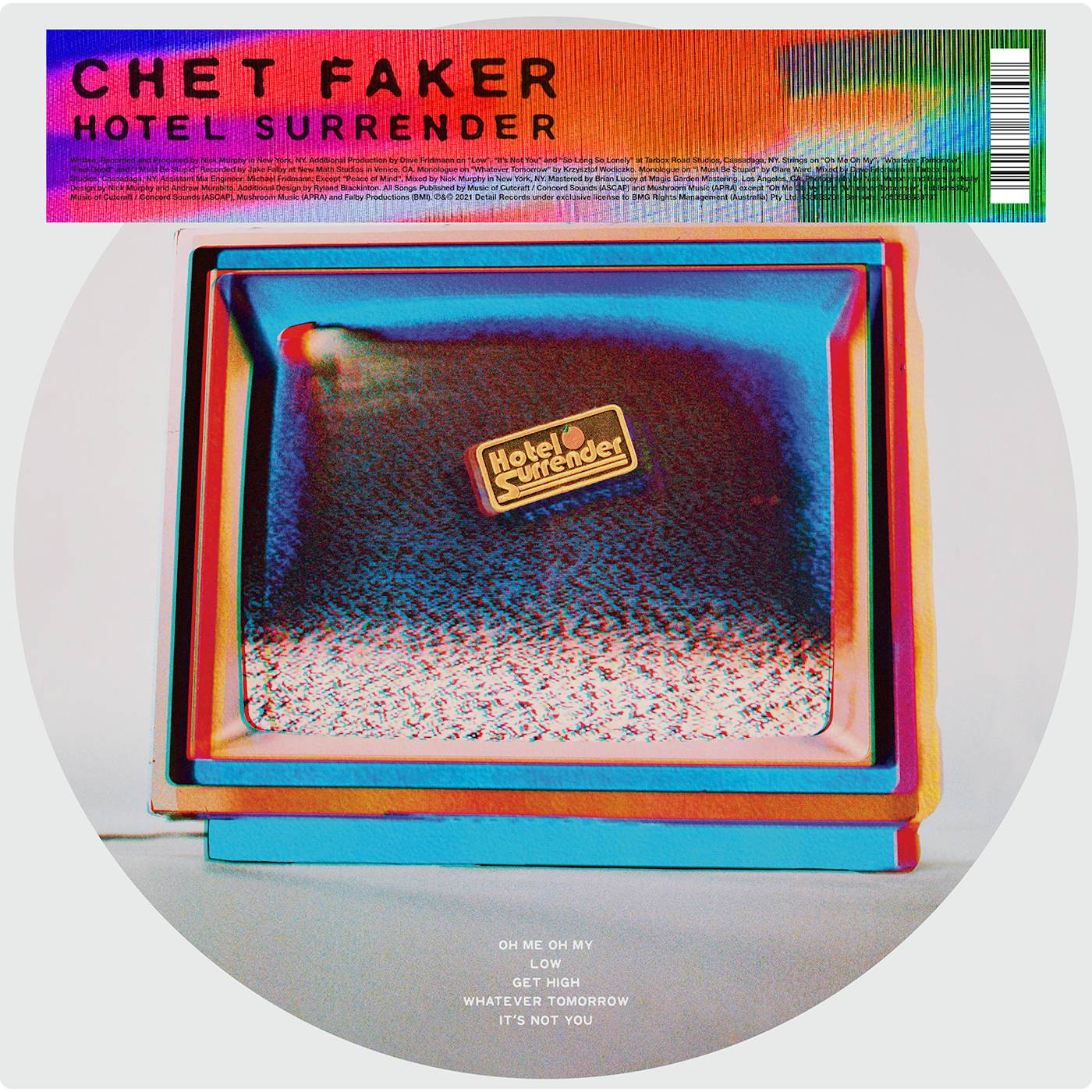 CHET FAKER | HOTEL SURRENDER – LIMITED PICTURE DISC LP (Vinyl)
