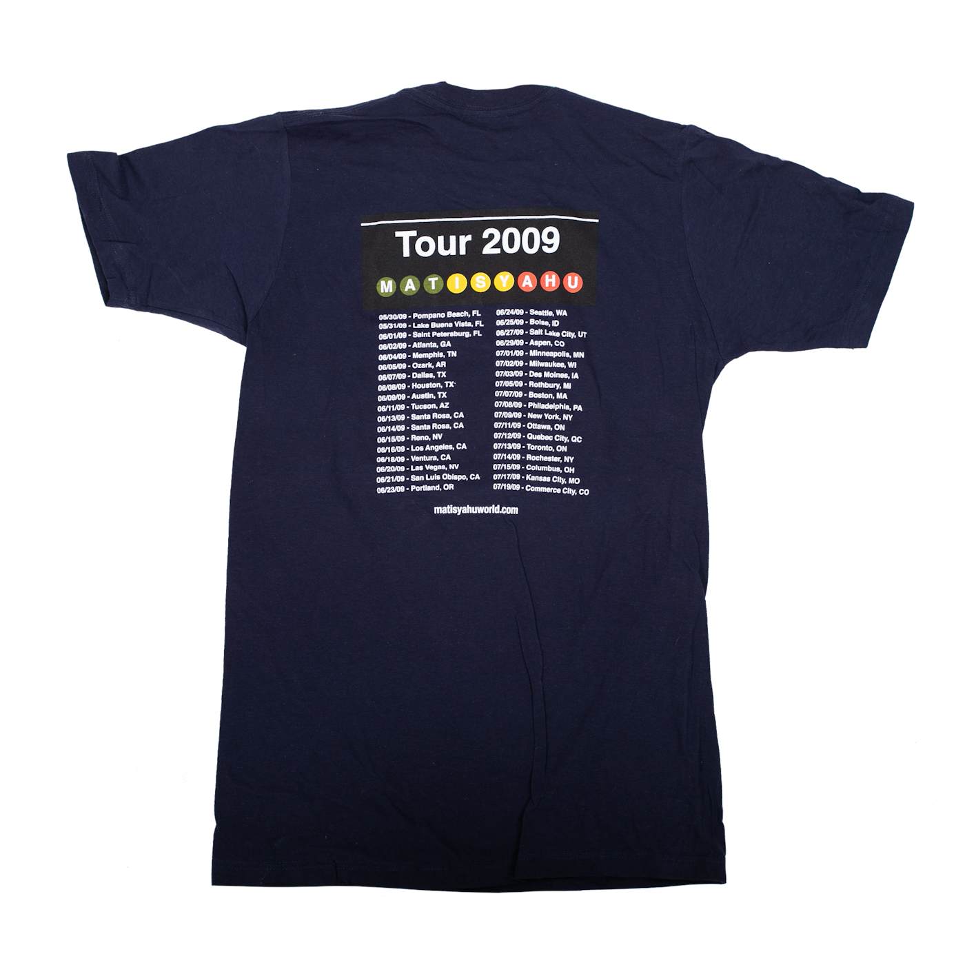 Matisyahu | Subway 2009 Tour T-Shirt