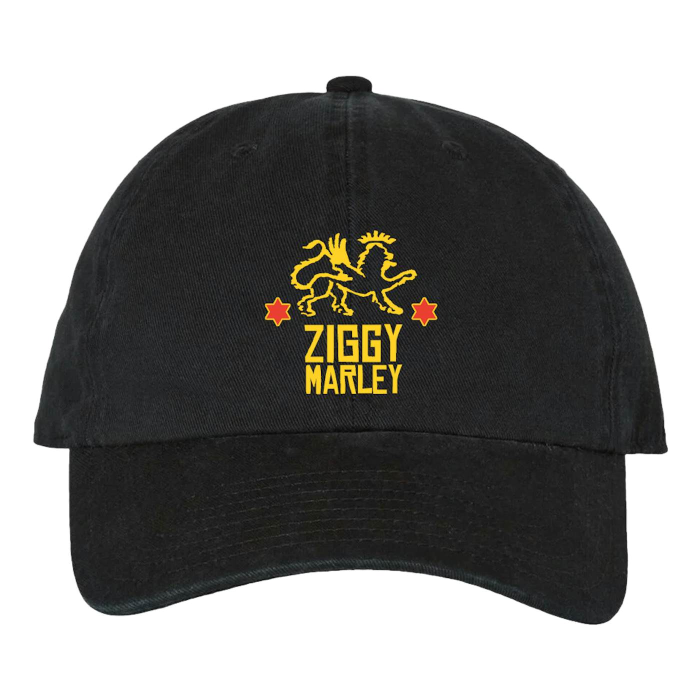 Ziggy Marley Red Star Lion Snapback Hat