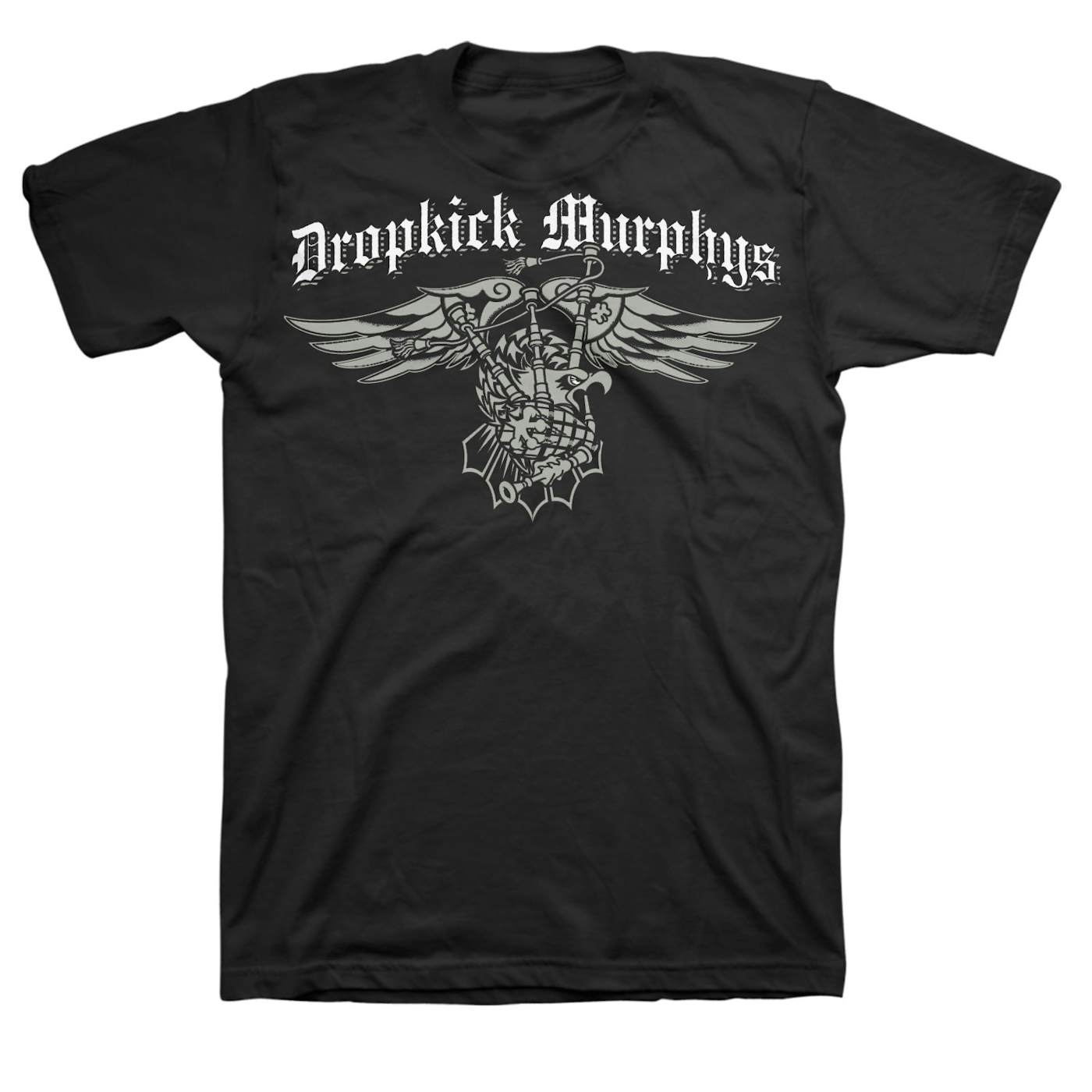 Dropkick Murphys Bagpipe Eagle TShirt (Black)