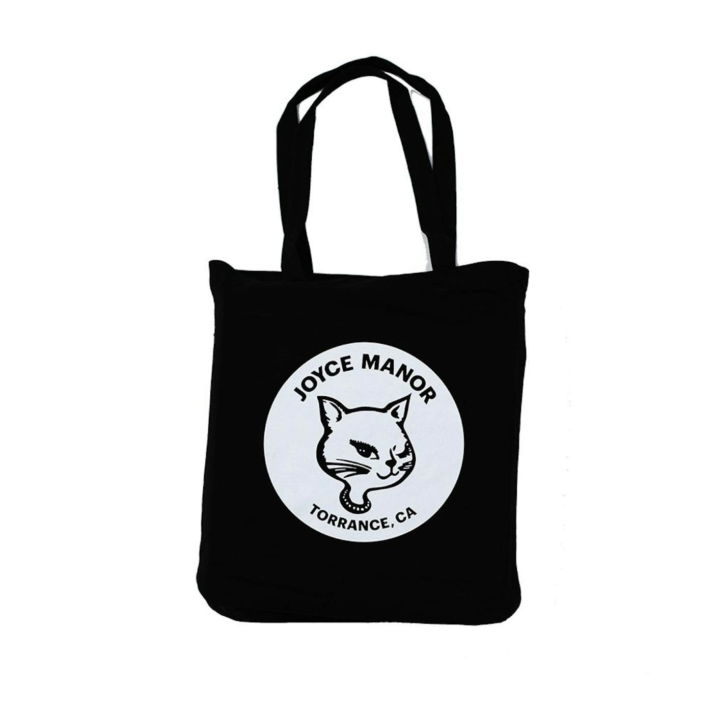 Joyce Manor Winking Cat Tote Bag (Black)