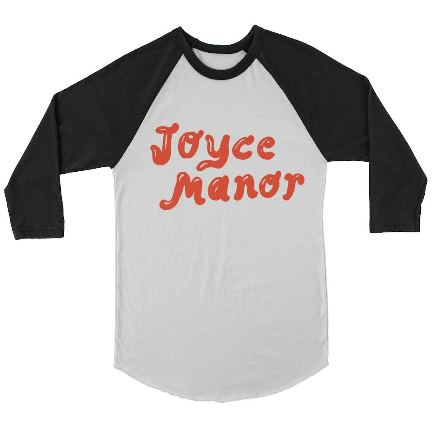 Joyce Manor Milkshake Logo Raglan (White/Black)