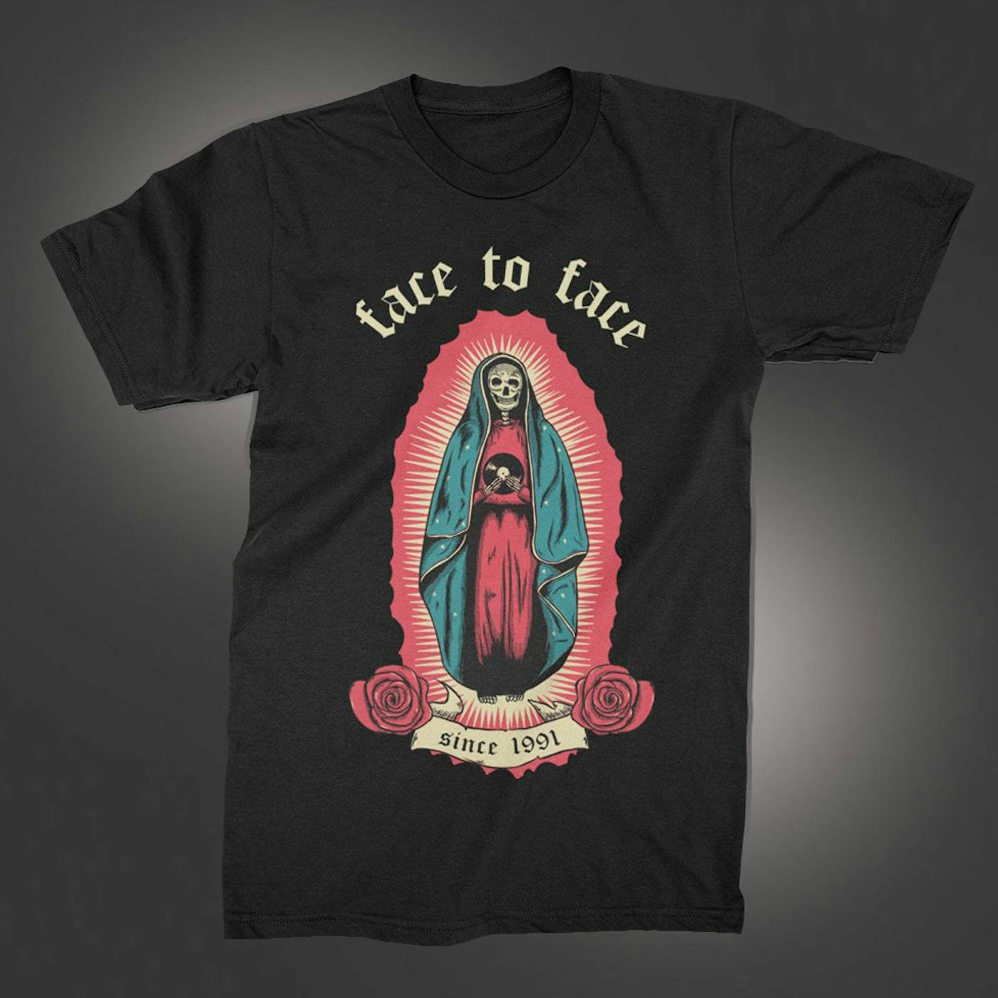 Face To Face Guadalupe Virgin T-Shirt (Black)