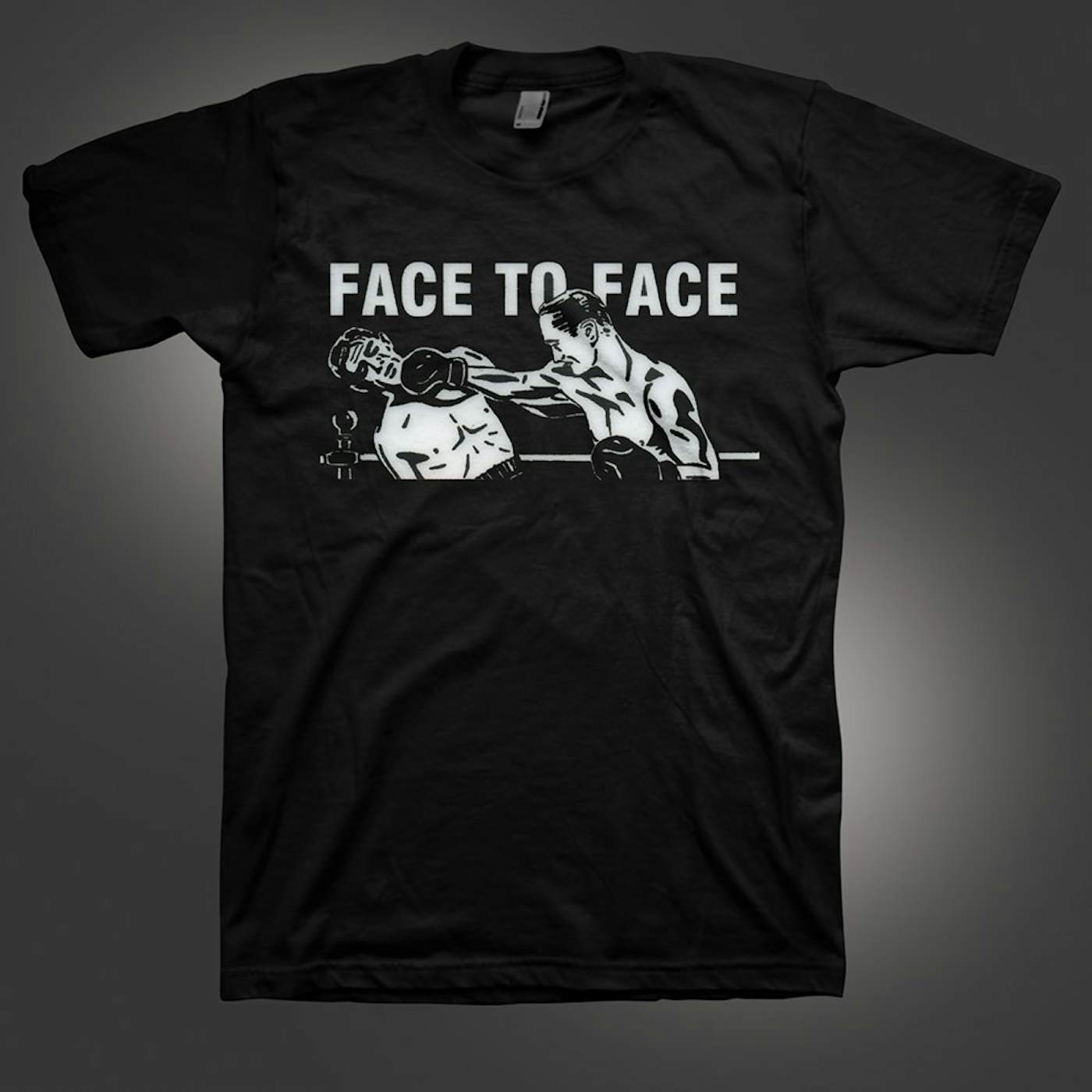 Face To Face Boxer T-Shirt (Black)