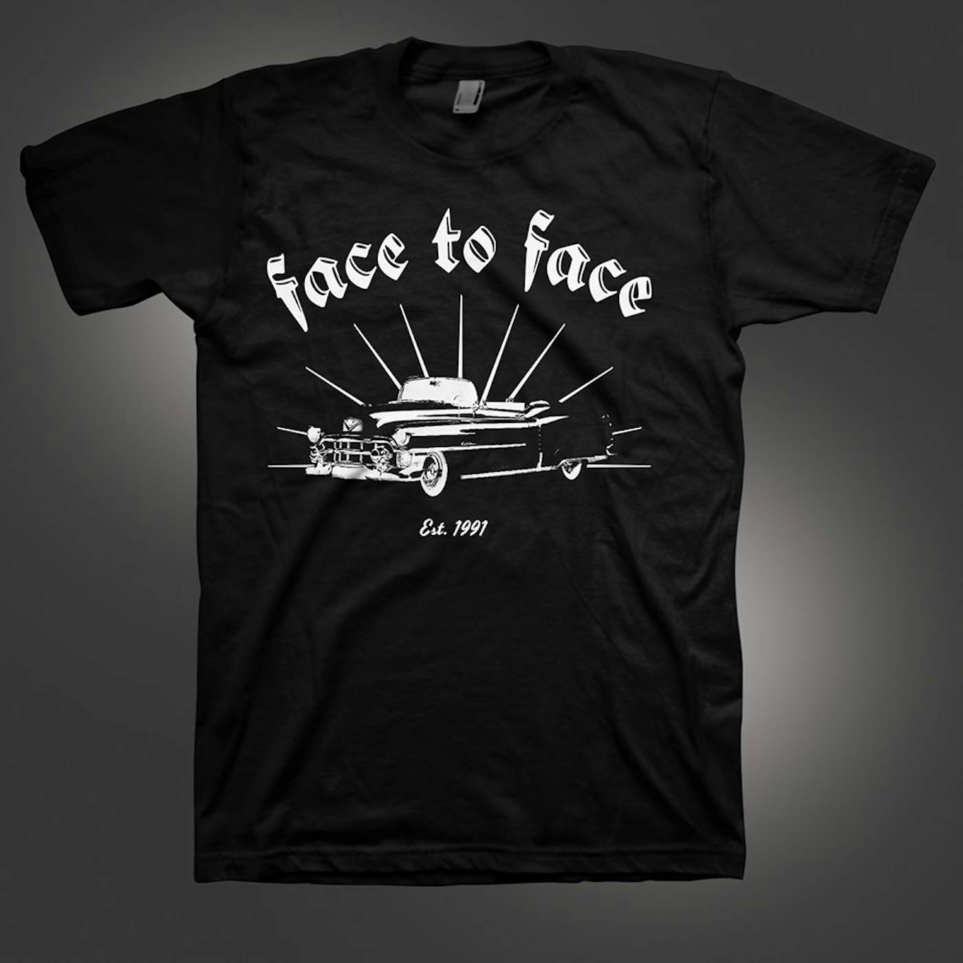 Face To Face Car Club T-Shirt (Black)