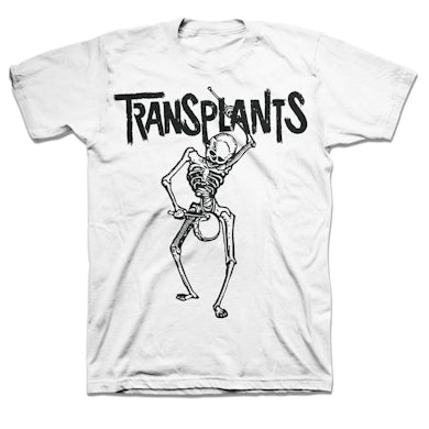 The Transplants Skeleton T-Shirt (White)