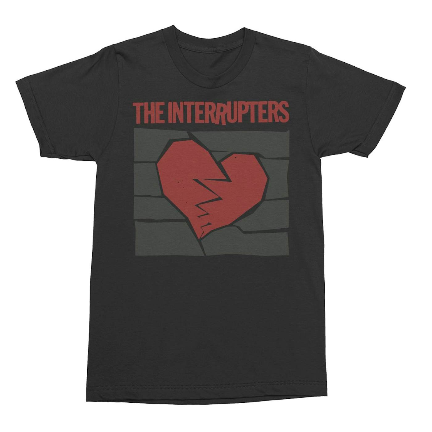 The Interrupters Broken Heart T-Shirt (Black)