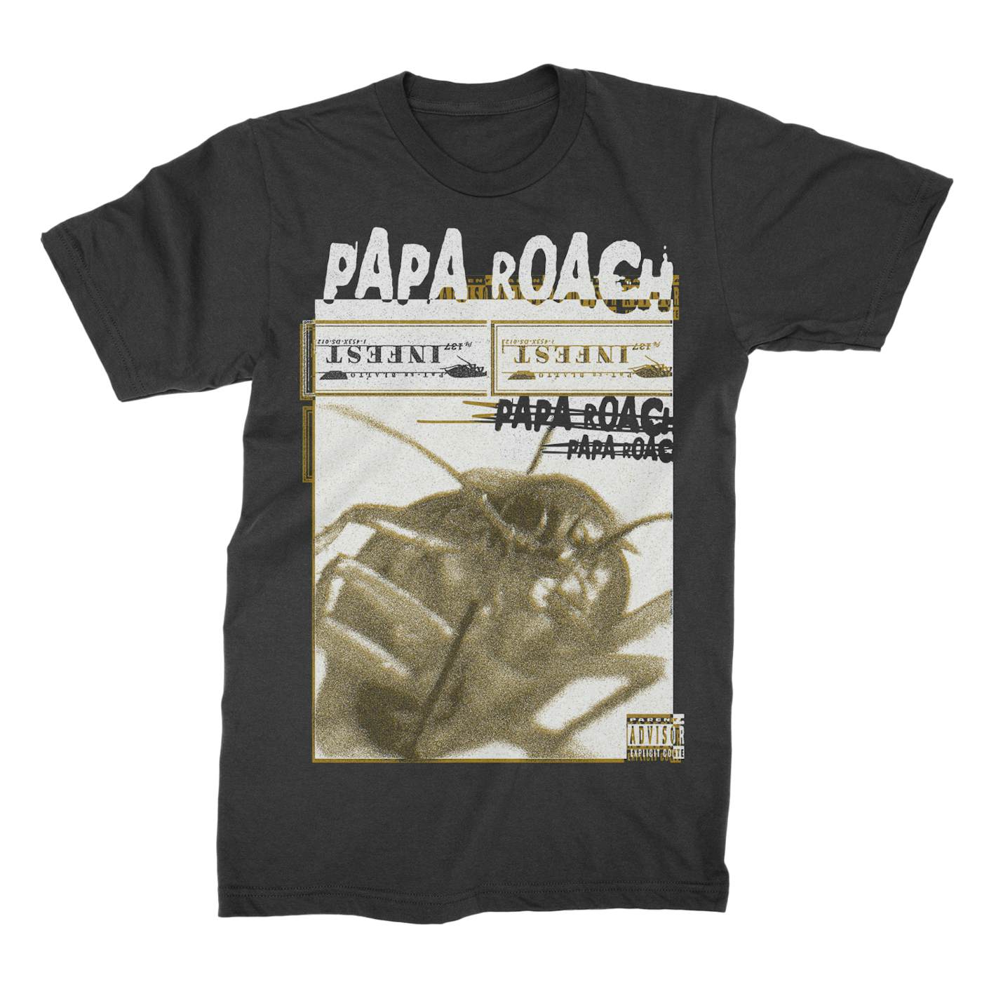 Papa Roach Infest Photo Tee (Black)