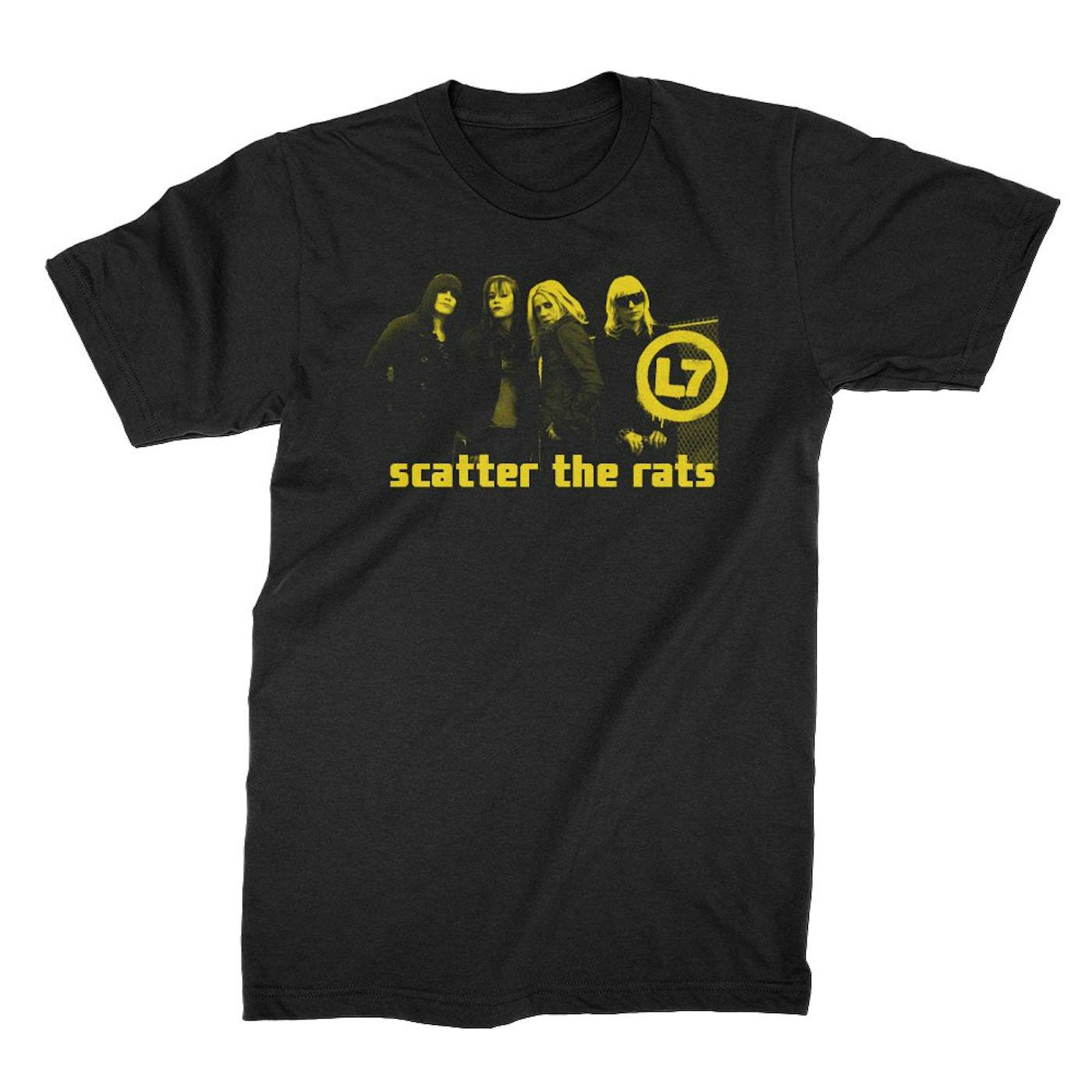 L7 Scatter the Rats Photo Tee (Black)