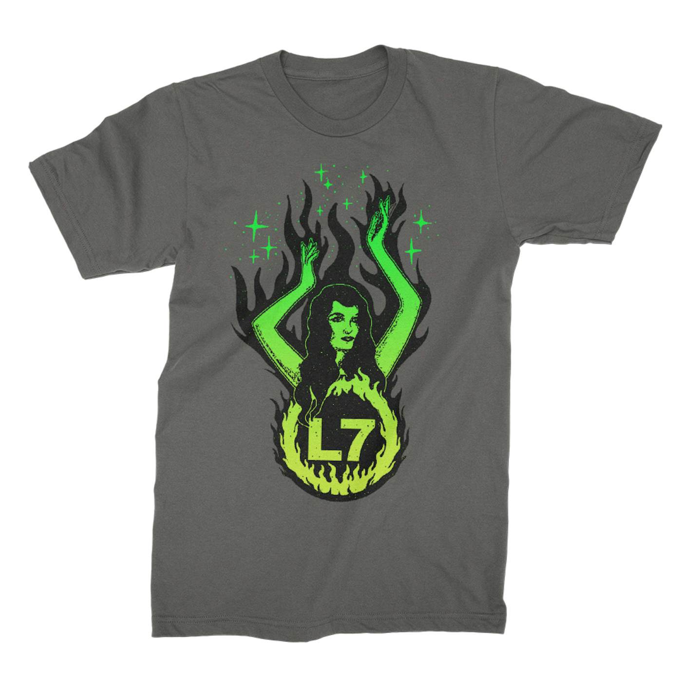 L7 Witchy Burn Tee (Charcoal)