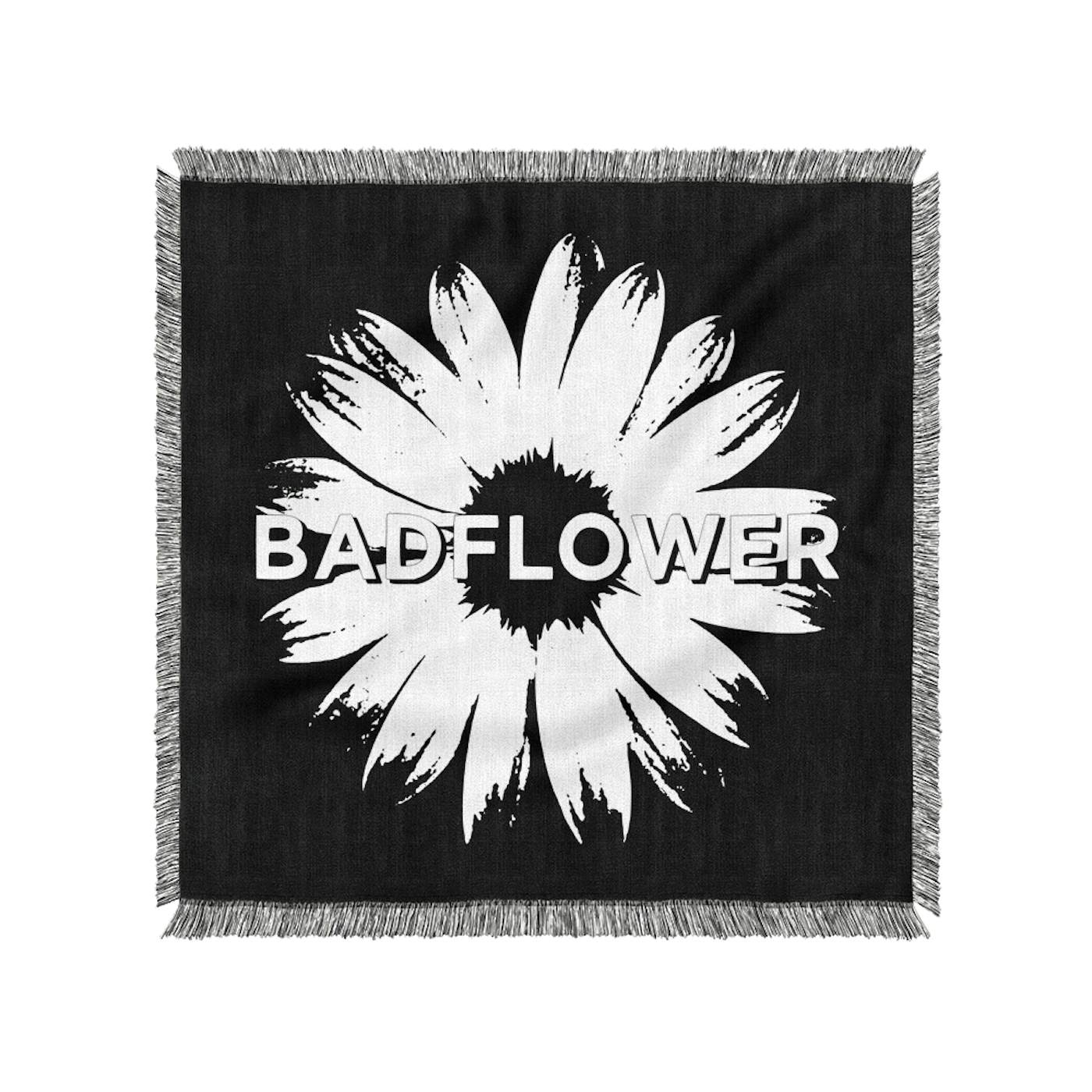 Badflower Flower Logo Woven Blanket
