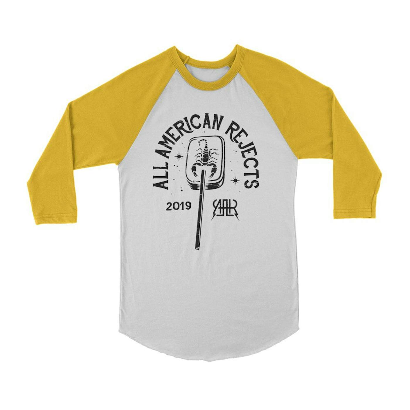 The All-American Rejects Scorpion Raglan (Yellow/White)
