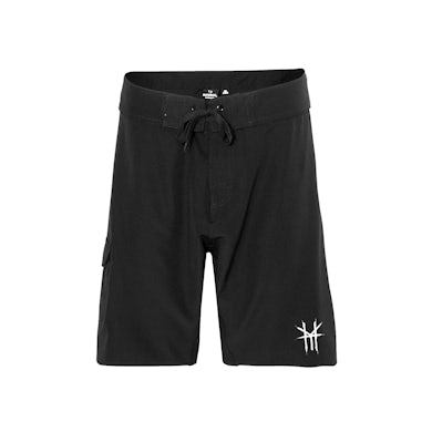 Hellyeah HY Logo Board Shorts (Black)