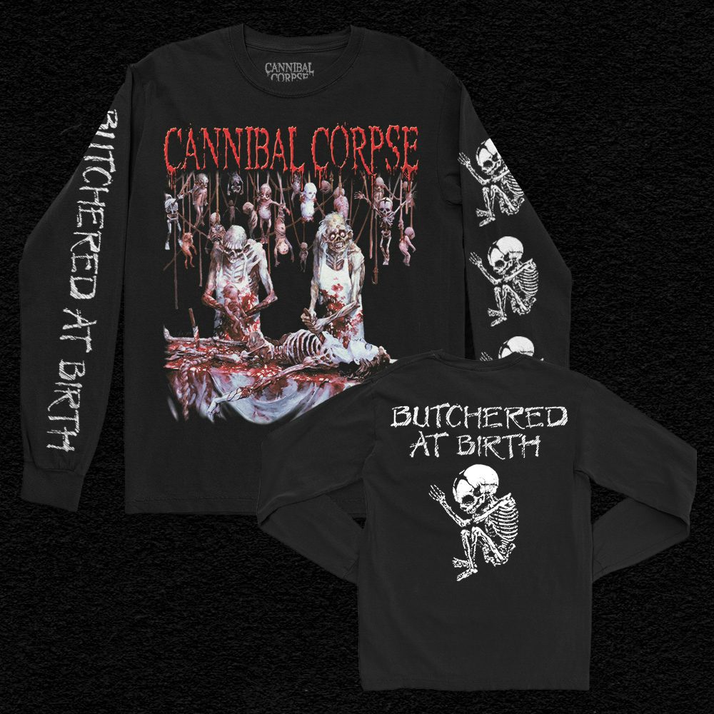 cannibal corpse butchered at birth shirt