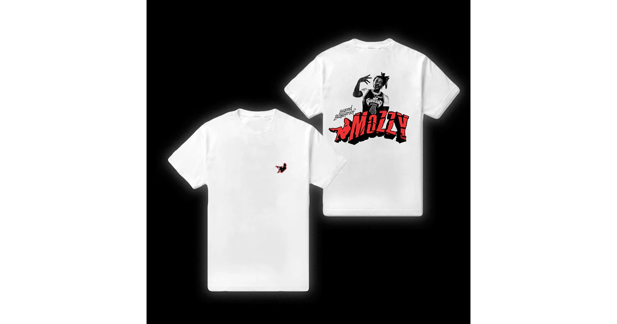 Mozzy M Logo White Tee + Download