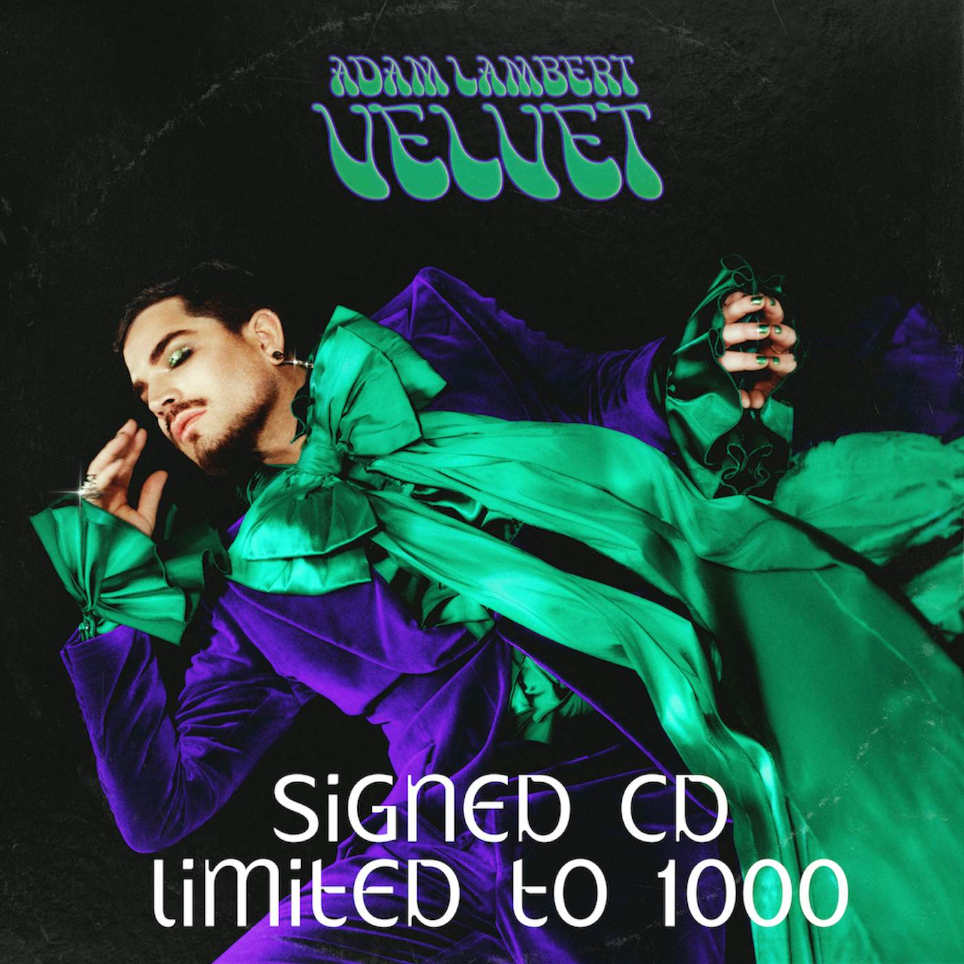 Adam Lambert SIGNED VELVET - CD + Download