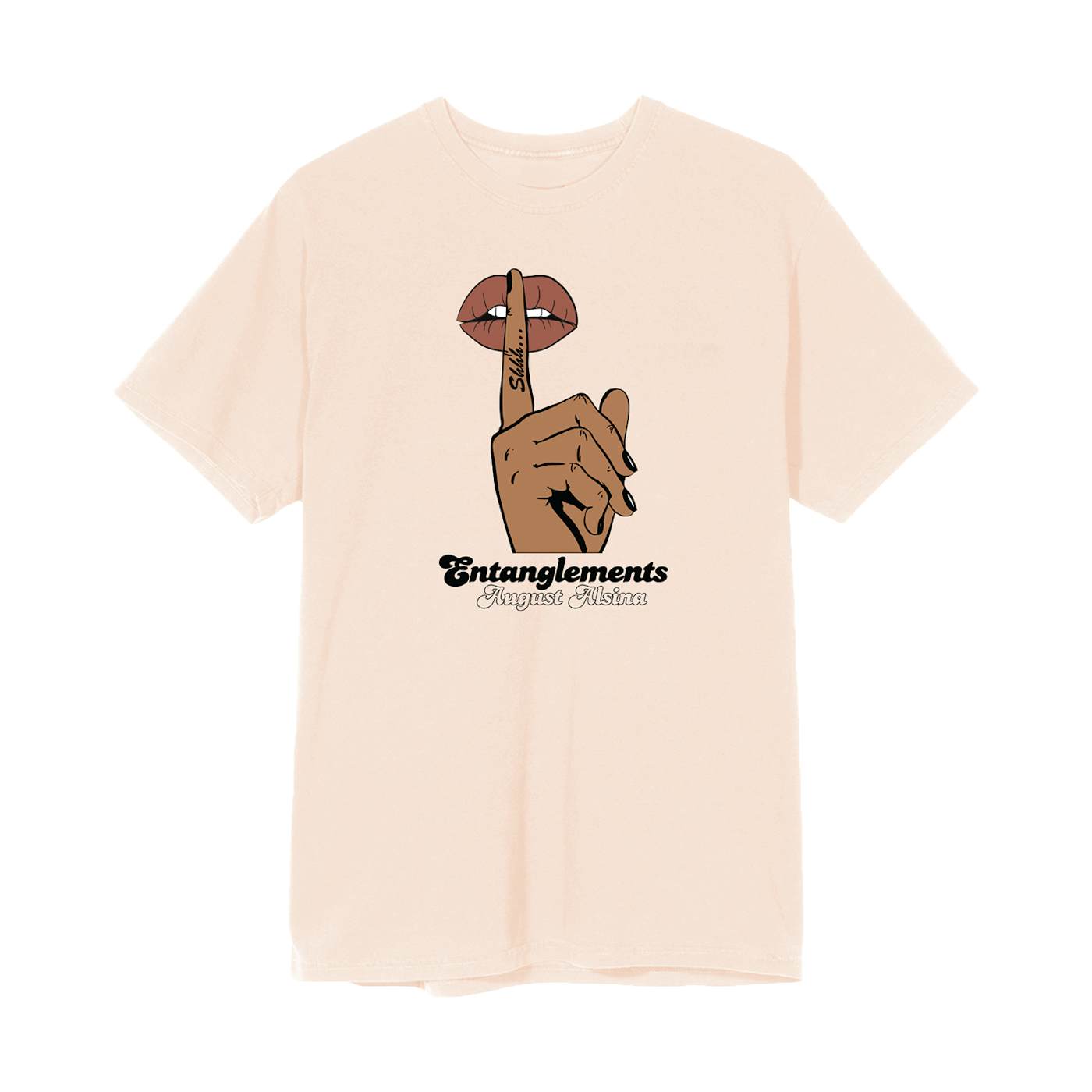 August Alsina Entanglements Whisper Peach T-Shirt