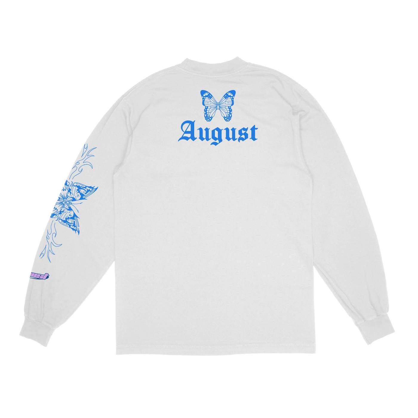 August Alsina Butterfly LS T-Shirt (White)