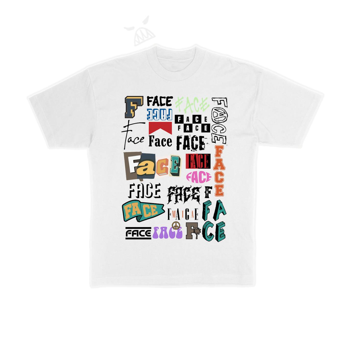 Supreme Jersey Collage Short-Sleeve Top 'White