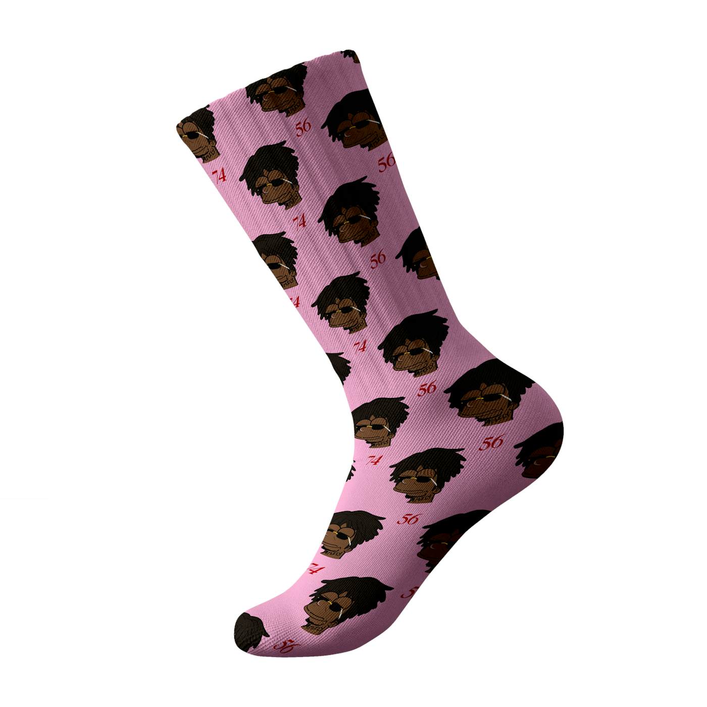 Cash Kidd - Pink 5674 Simpsons Socks