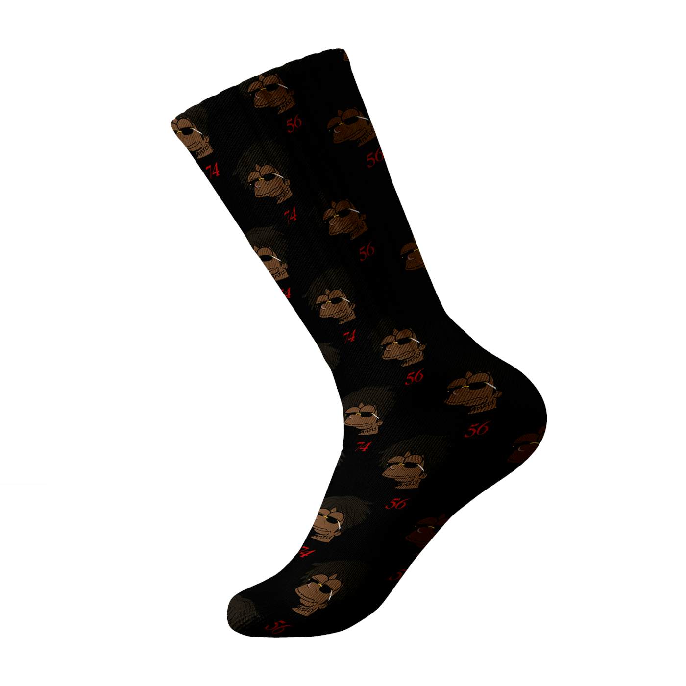 Cash Kidd - Black 5674 Simpsons Socks